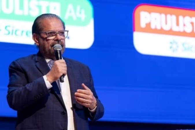 Antes aliado, Reinaldo Carneiro Bastos vira rival de Ednaldo Rodrigues -  (crédito: Foto: Rebeca Reis/Ag.Paulistão)
