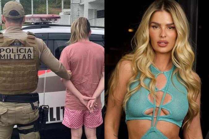 Dionatan Hobs foi presa por suspeitas de aplicar golpes usando o nome da modelo Yasmin Brunet - (crédito: Reprodução Instagram) Dionatan Hobs foi presa por suspeitas de aplicar golpes usando o nome da modelo Yasmin Brunet - (crédito: Reprodução Instagram)