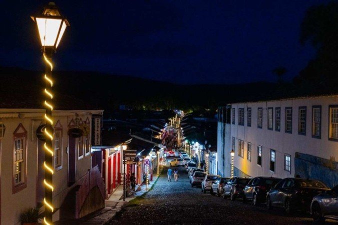 Rua do Lazer, em Pirinópolis, é conhecida pela oferta de bares e restaurantes - (crédito: Divulgação/ Cidade de Pirenópolis) Rua do Lazer, em Pirinópolis, é conhecida pela oferta de bares e restaurantes - (crédito: Divulgação/ Cidade de Pirenópolis)