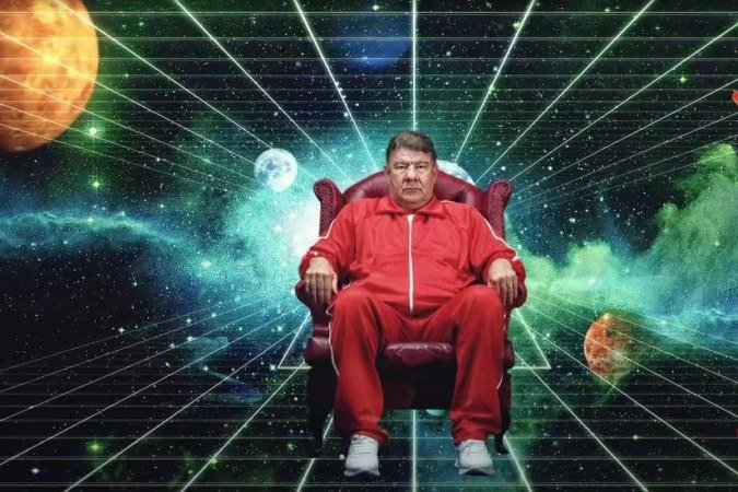 Joel Santana em uma propaganda de marca de alimentos: facilidade para jogar fora das quatro linhas nas redes sociais e no marketing -  (crédito: divulgação)