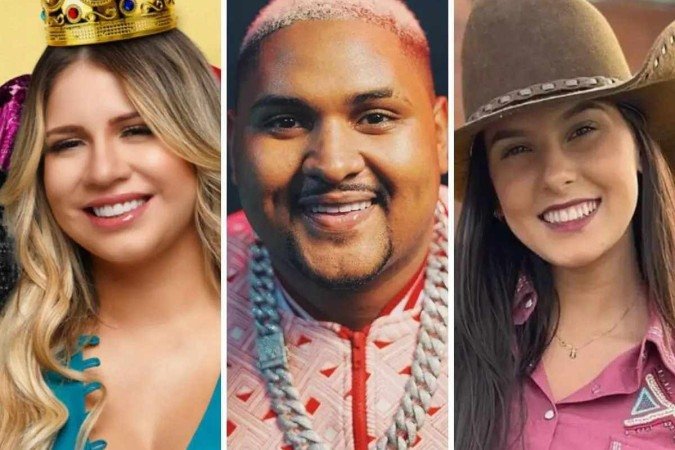 MarÃlia Mendonça, Kevin O Chris e Ana Castela - (crédito: Reprodução/Instagram) MarÃlia Mendonça, Kevin O Chris e Ana Castela - (crédito: Reprodução/Instagram)