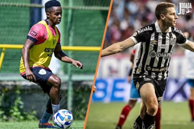 Cazares e Furch jogarão no Santos na próxima temporada -  (crédito:  Marcelo Caitano)