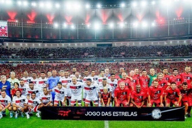 Zico no Jogo das Estrelas de 2022 - (crédito: Foto: Reprodução / Redes Sociais) Zico no Jogo das Estrelas de 2022 - (crédito: Foto: Reprodução / Redes Sociais)