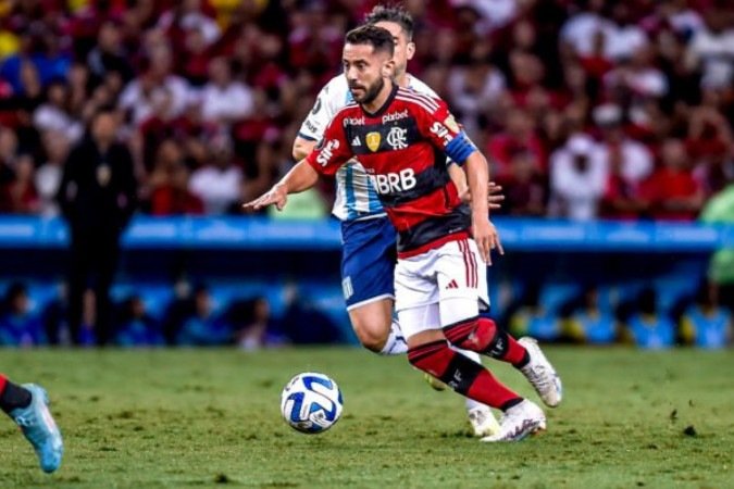 Everton Ribeiro tem contrato com o Flamengo até 31 de dezembro -  (crédito:  Marcelo Cortes / Flamengo)