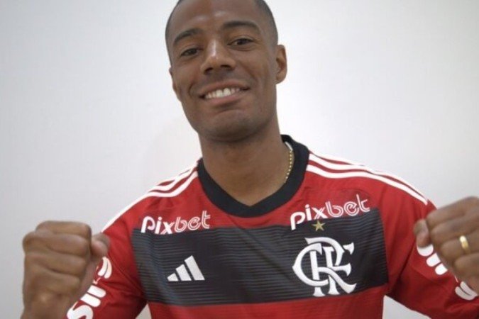 De La Cruz é o primeiro reforço do Flamengo para a temporada 2024 - (crédito: - Foto: Divulgação / Flamengo) De La Cruz é o primeiro reforço do Flamengo para a temporada 2024 - (crédito: - Foto: Divulgação / Flamengo)