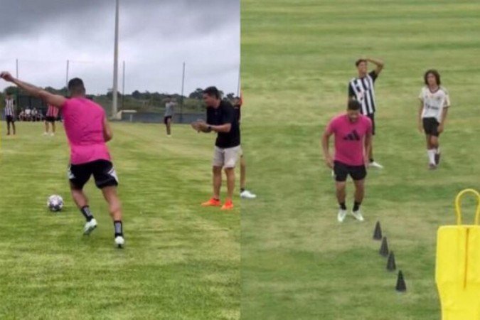 Hulk compartilha imagens do treino desta terça, em João Pessoa - (crédito: Foto: Reprodução/Instagram) Hulk compartilha imagens do treino desta terça, em João Pessoa - (crédito: Foto: Reprodução/Instagram)