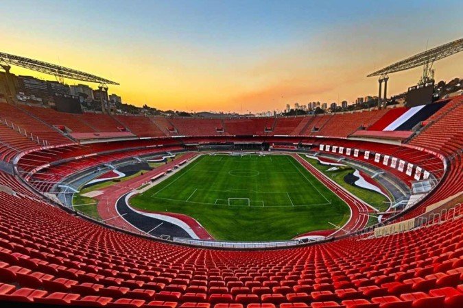 Estádio do Morumbi teve média de público de quase 45 mil pessoas em 2023 - (crédito: São Paulo/Divulgação) Estádio do Morumbi teve média de público de quase 45 mil pessoas em 2023 - (crédito: São Paulo/Divulgação)
