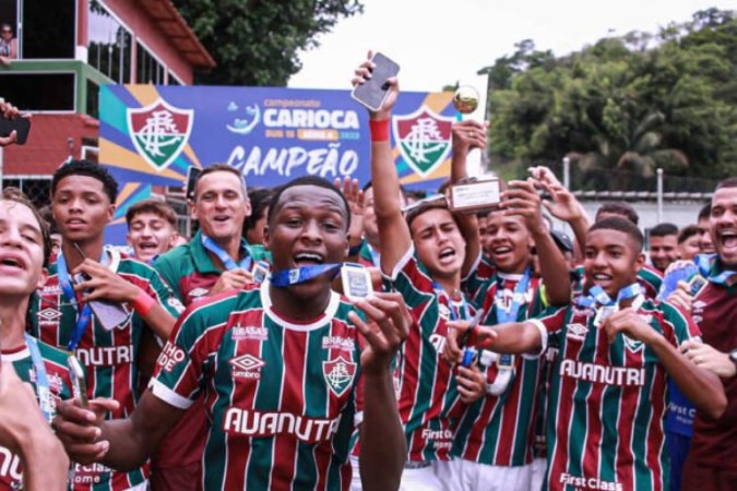 Fluminense teve um ano brilhante na base com 24 conquistas -  (crédito:  - Foto: Leonardo Brasil/FFC)