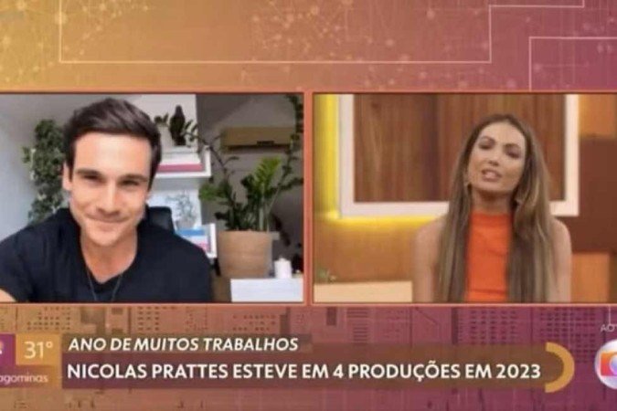 Participação de Nicolas Prattes no 'Encontro' deu o que falar - (crédito: Reprodução Globoplay) Participação de Nicolas Prattes no 'Encontro' deu o que falar - (crédito: Reprodução Globoplay)