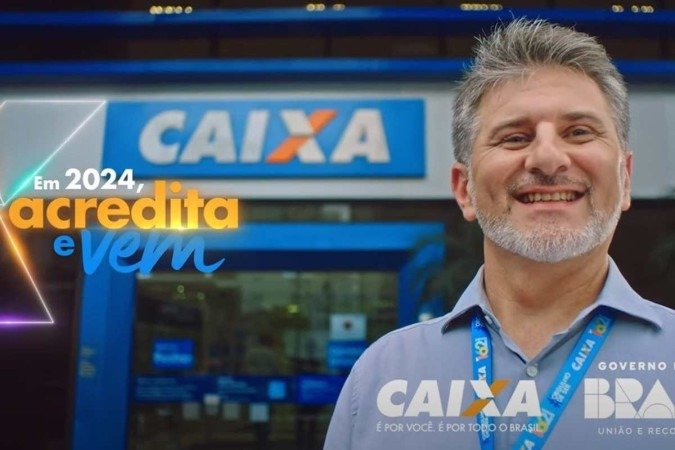 Propaganda foi veiculada no YouTube do banco - (crédito: Reprodução/YouTube/Caixa) Propaganda foi veiculada no YouTube do banco - (crédito: Reprodução/YouTube/Caixa)