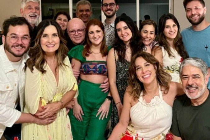Os parceiros de ambos também estiveram presentes na celebração natalina da família -  (crédito: Reprodução/Instagram)