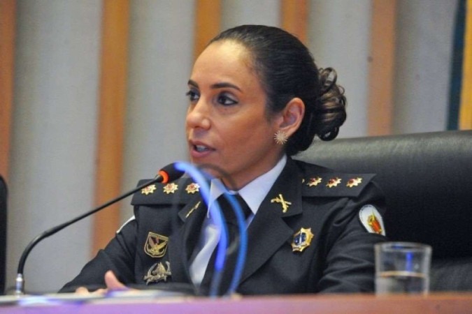 Coronel Ana Paula terá principalmente a missão de enfrentar o feminicídio no DF, que em 2023 somou 34 casos. Chefes a elogiam -  (crédito: CLDF/Divulgação)