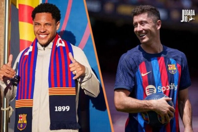 Barcelona tem plano para adaptação de Vitor Roque -  (crédito: Foto: Reprodução TV Barça)