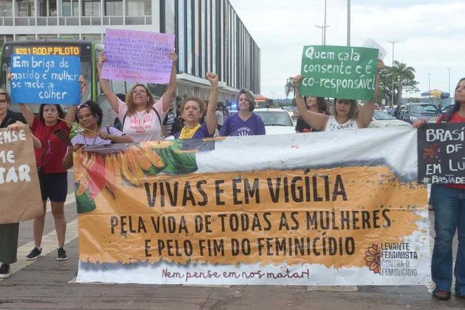 A data de lançamento da campanha marca o aniversário de 18 anos da Lei Maria da Penha, promulgada em 7 de agosto de 2006 — ocasião que motiva o entendimento de agosto como o mês dedicado à conscientização sobre a violência contra a mulher -  (crédito:  Ed Alves/CB/DA.Press)