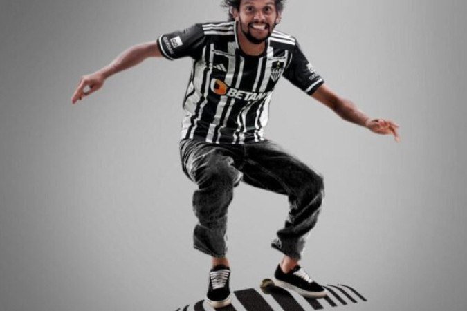 Rodrigo Caetano deu detalhes da contratação de Gustavo Scarpa  -  (crédito: Foto: Pedro Souza / Atlético)