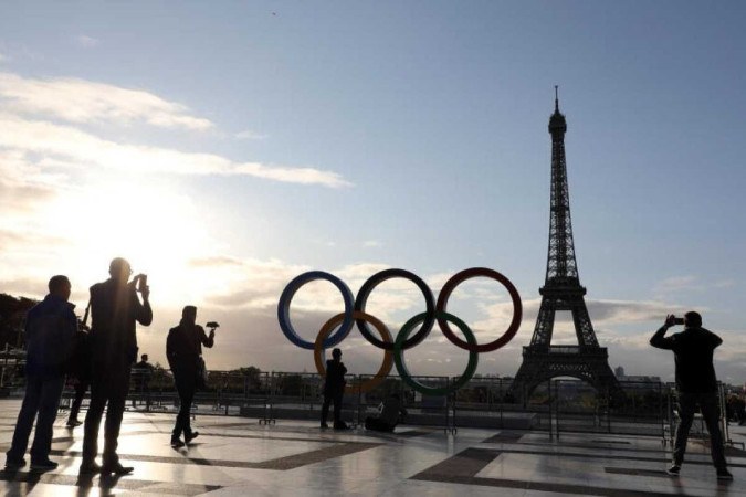 Paris antes das Olimpíadas -  (crédito: Ludovic Marin/AFP)