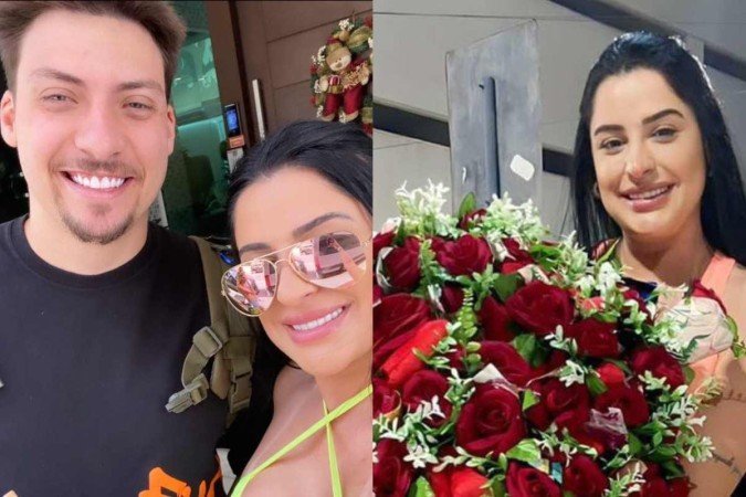 Renan Bolsonaro e Daiane Marchetti - (crédito: Arquivo Pessoal) Renan Bolsonaro e Daiane Marchetti - (crédito: Arquivo Pessoal)