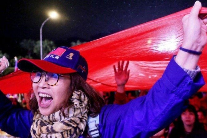 Campanha eleitoral em Taiwan segue a todo vapor rumo à eleição presidencial de 13 de janeiro - (crédito: Getty Images) Campanha eleitoral em Taiwan segue a todo vapor rumo à eleição presidencial de 13 de janeiro - (crédito: Getty Images)