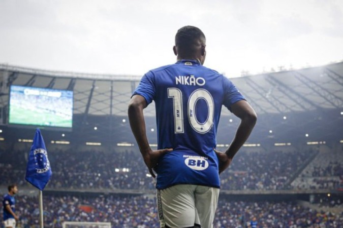 Nikão se despediu do Cruzeiro após o jogo contra o Palmeiras  -  (crédito:  CRIS MATTOS)