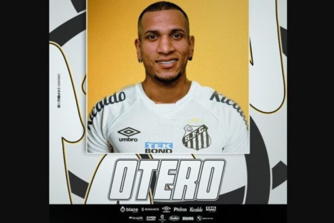 Santos anuncia a contratação de Otero -  (crédito: Foto: Divulgação Santos FC)