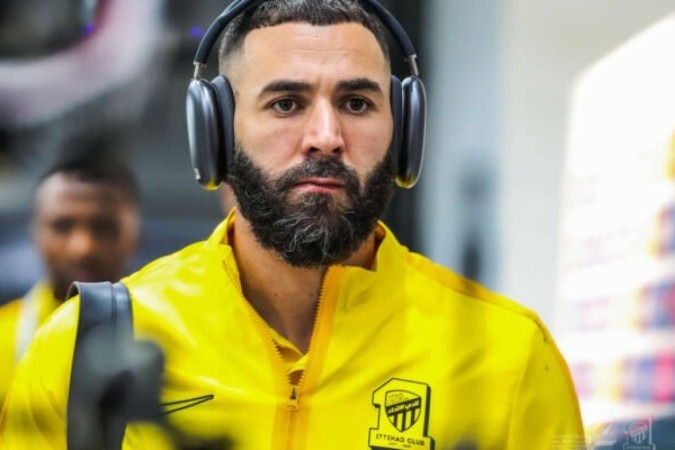 Benzema já se envolveu em polêmica no Al-Ittihad, pois teve problema de relacionamento com o técnico Nuno Espírito Santo -  (crédito: Divulgação/Ittihad Saudi Club)