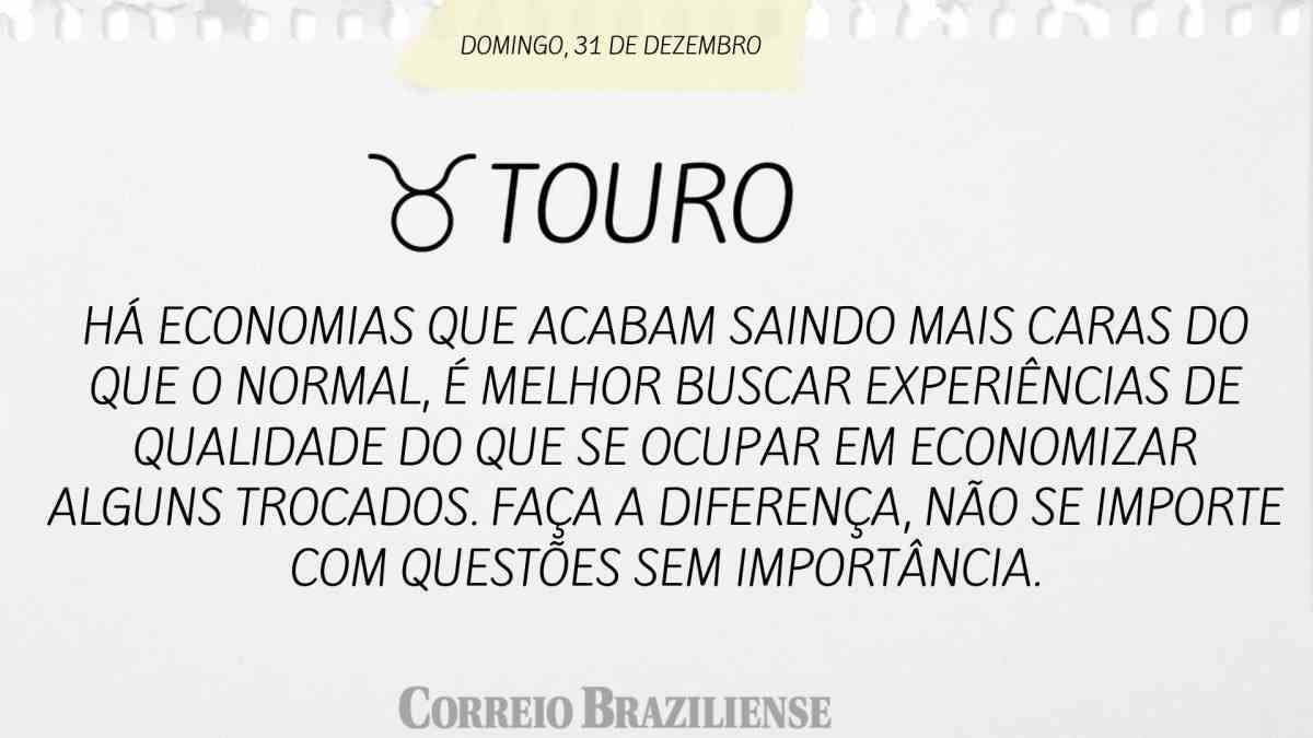 TOURO | 31 DE DEZEMBRO