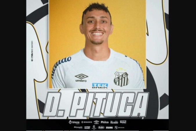 Santos anuncia contratação de Diego Pituca nas redes sociais -  (crédito: Foto: Ivan Storti Santos)