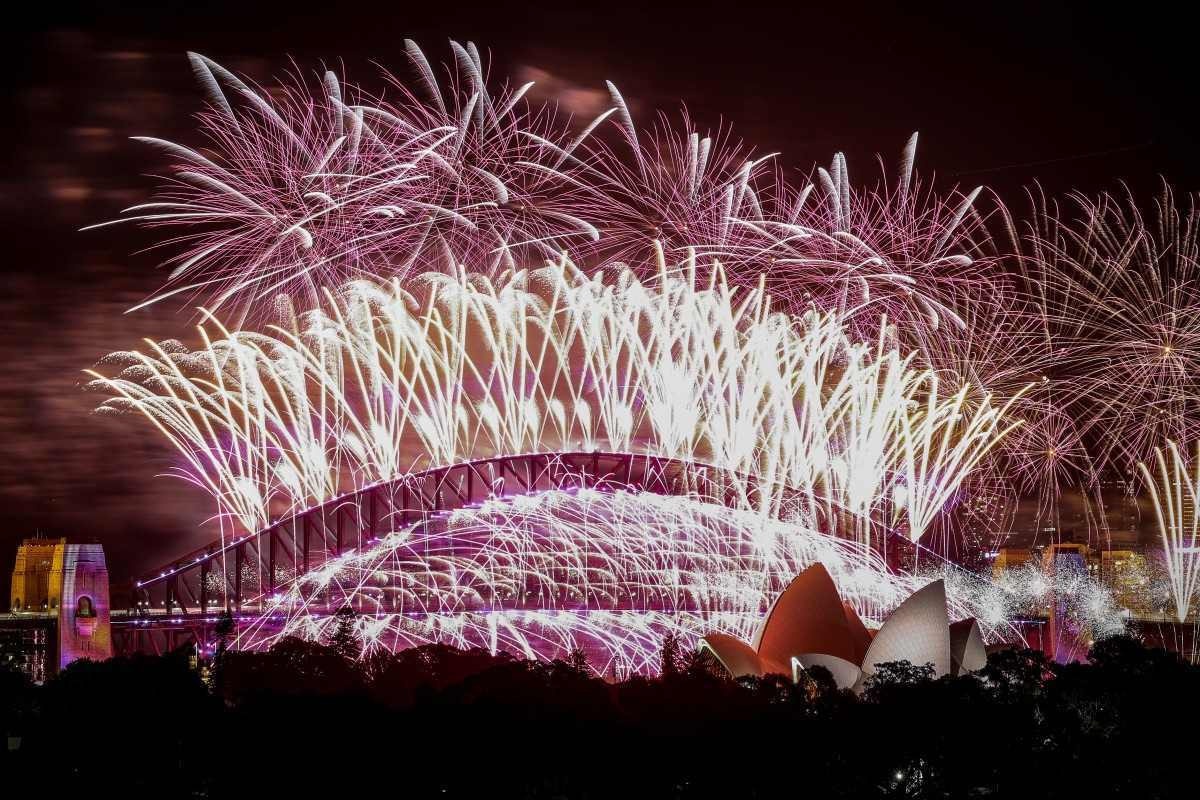 Queima de fogos na Austrlia       