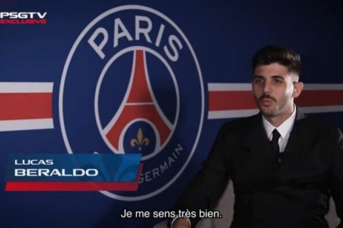 Beraldo é o novo reforço do PSG -  (crédito:  Foto: Divulgação PSG )