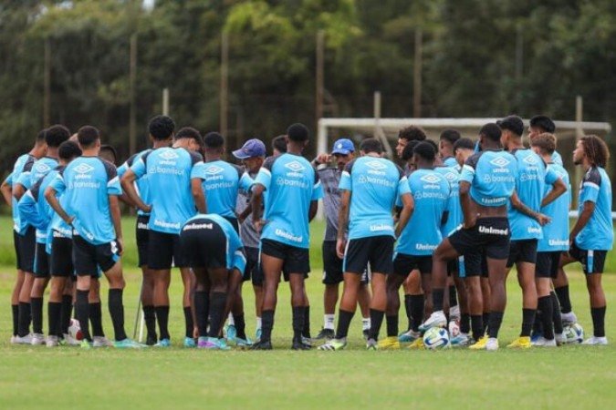 Grêmio fecha a preparação para a sua estreia na Copinha - (crédito: Foto: Renan Jardim / Grêmio FBPA) Grêmio fecha a preparação para a sua estreia na Copinha - (crédito: Foto: Renan Jardim / Grêmio FBPA)