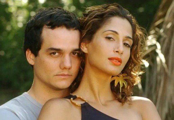Reprodução/TV Globo Olavo e Bebel em Paraíso Tropical