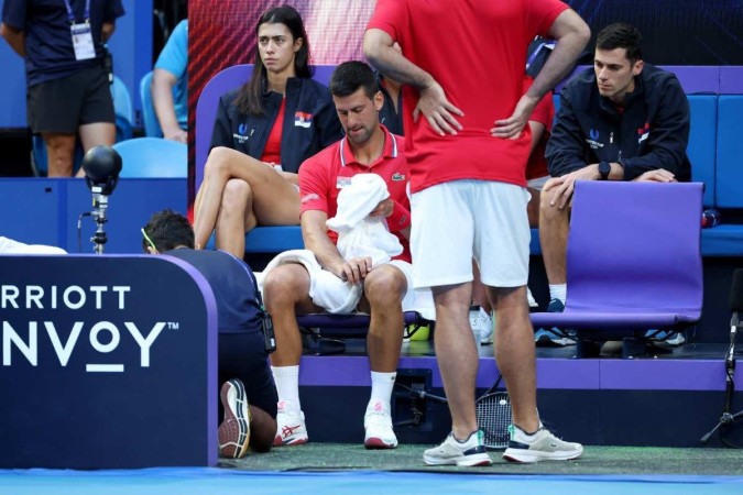 Djokovic acumulava histórico de 43 partidas de invencibilidade em torneios na Austrália -  (crédito: Colin Murty/ AFP)