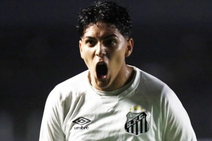 Promessa santista, Rodrigo Cezar tem apenas 17 anos -  (crédito: Foto: Flickr/Santos FC)