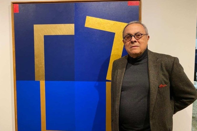 Luiz Dolino, artista plástico, com exposição em Lisboa, Portugal -  (crédito: Vicente Nunes/CB/DA Press)