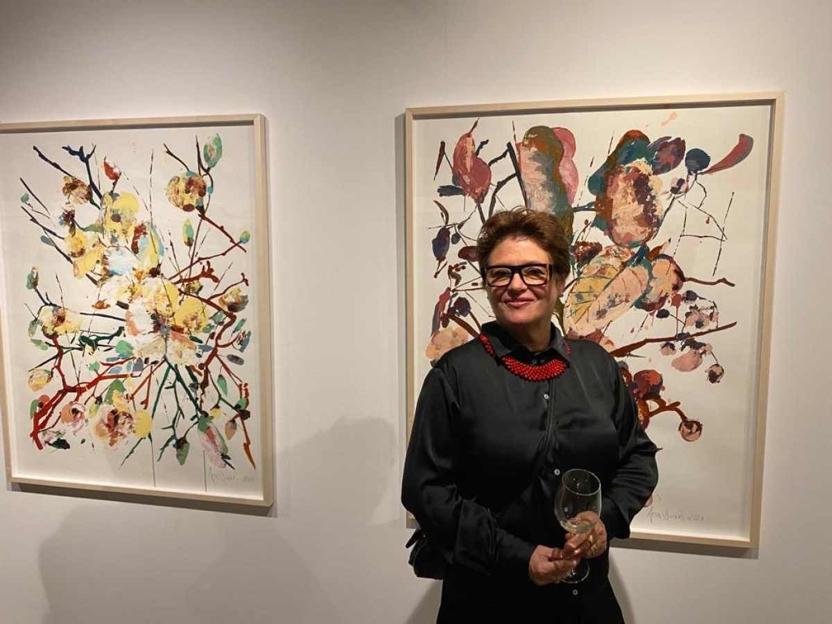 Ana Durães, artista plástica, com exposição em Lisboa, Portugal.