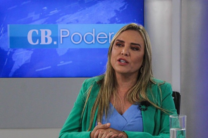 Governadora em exercício, Celina Leão, em entrevista ao CB.Poder -  (crédito:  Kayo Magalhães/CB)