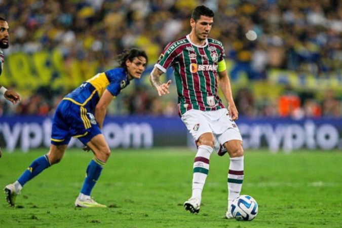 Nino se despede do Fluminense e vai jogar no Zenit -  (crédito:  MARCELO GONCALVES / FLUMINENSE)