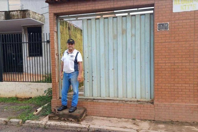Péricles Giudes, da Fercal, construiu a casa em ponto mais alto