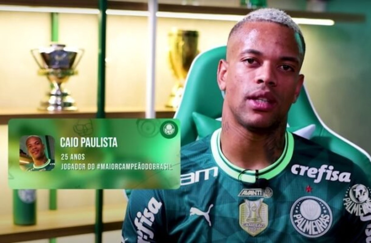 Palmeiras anuncia a contratação de Caio Paulista e faz alusão ao BBB