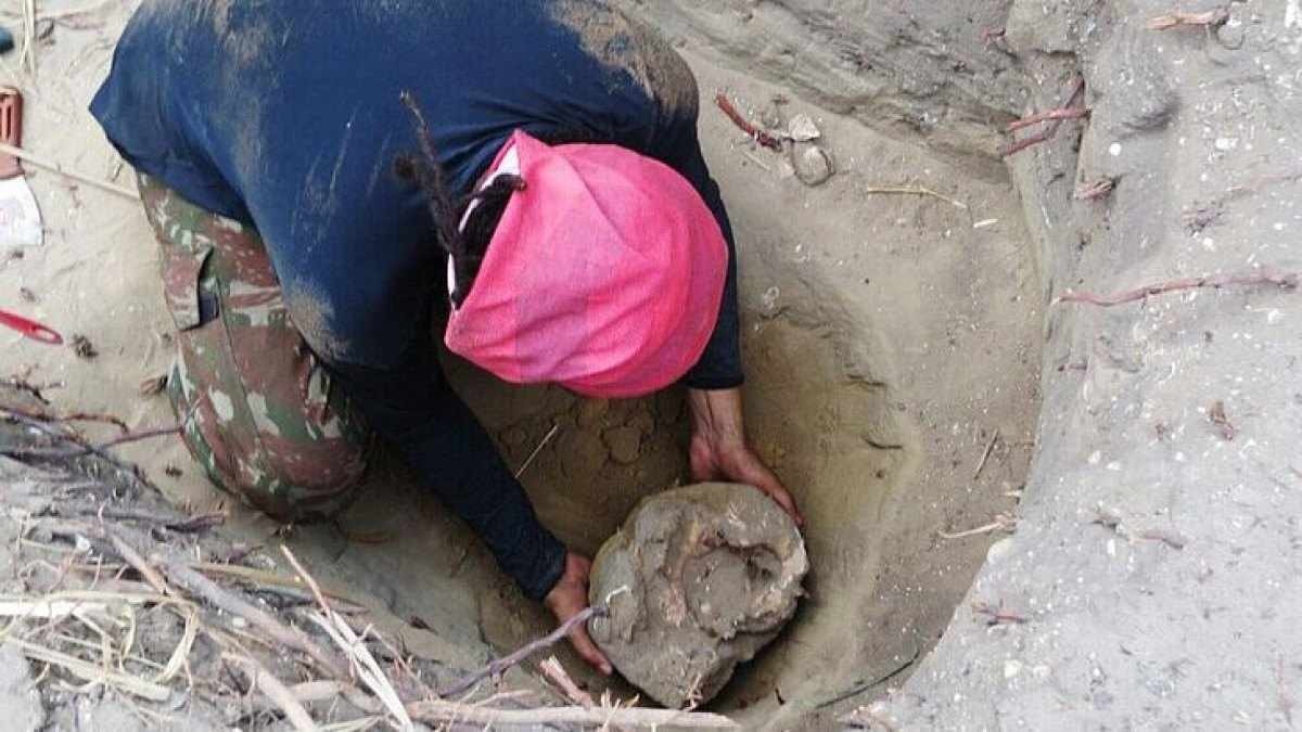 Sítio arqueológico com 45 esqueletos é descoberto em obra no MA