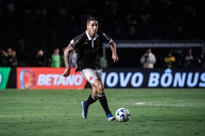 Praxedes foi uma das contratações que chegou ao Vasco na segunda janela de 2023 e ajudaram na missão de manter a equipe na Série A -  (crédito: Leandro Amorim/Vasco)