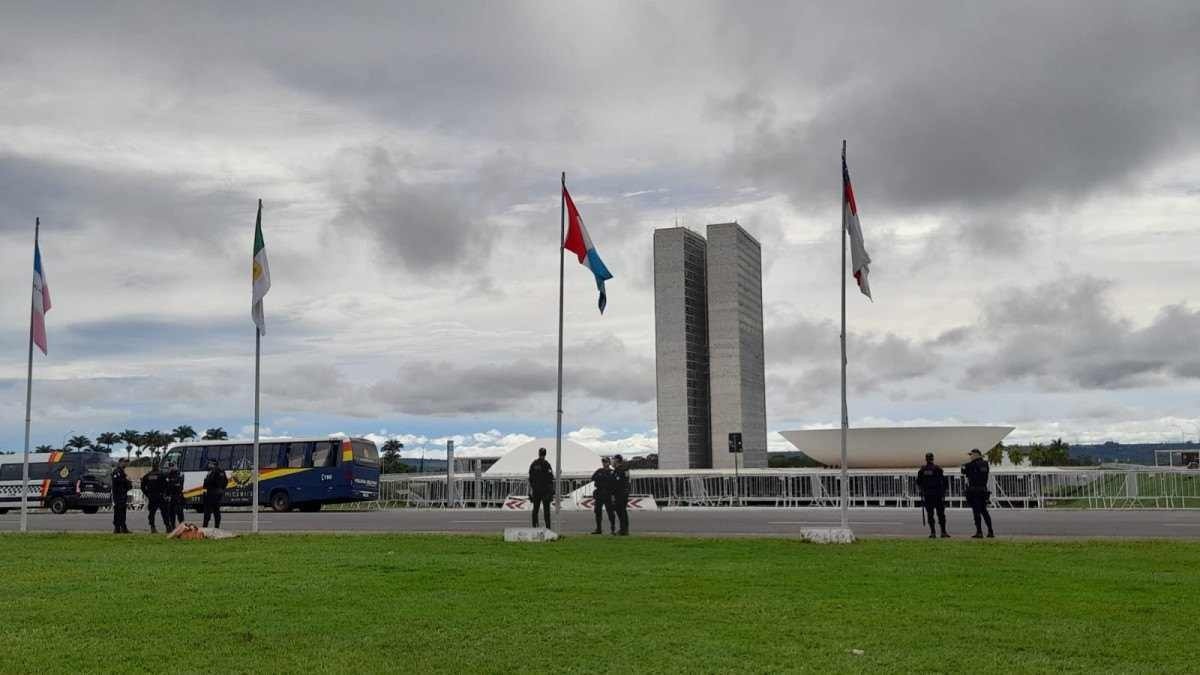 Esplanada dos Ministérios parcialmente fechada neste 8 de janeiro