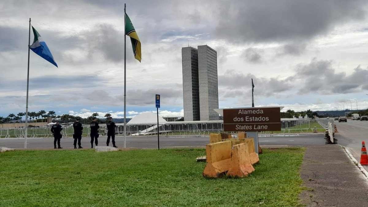 Esplanada dos Ministérios parcialmente fechada neste 8 de janeiro