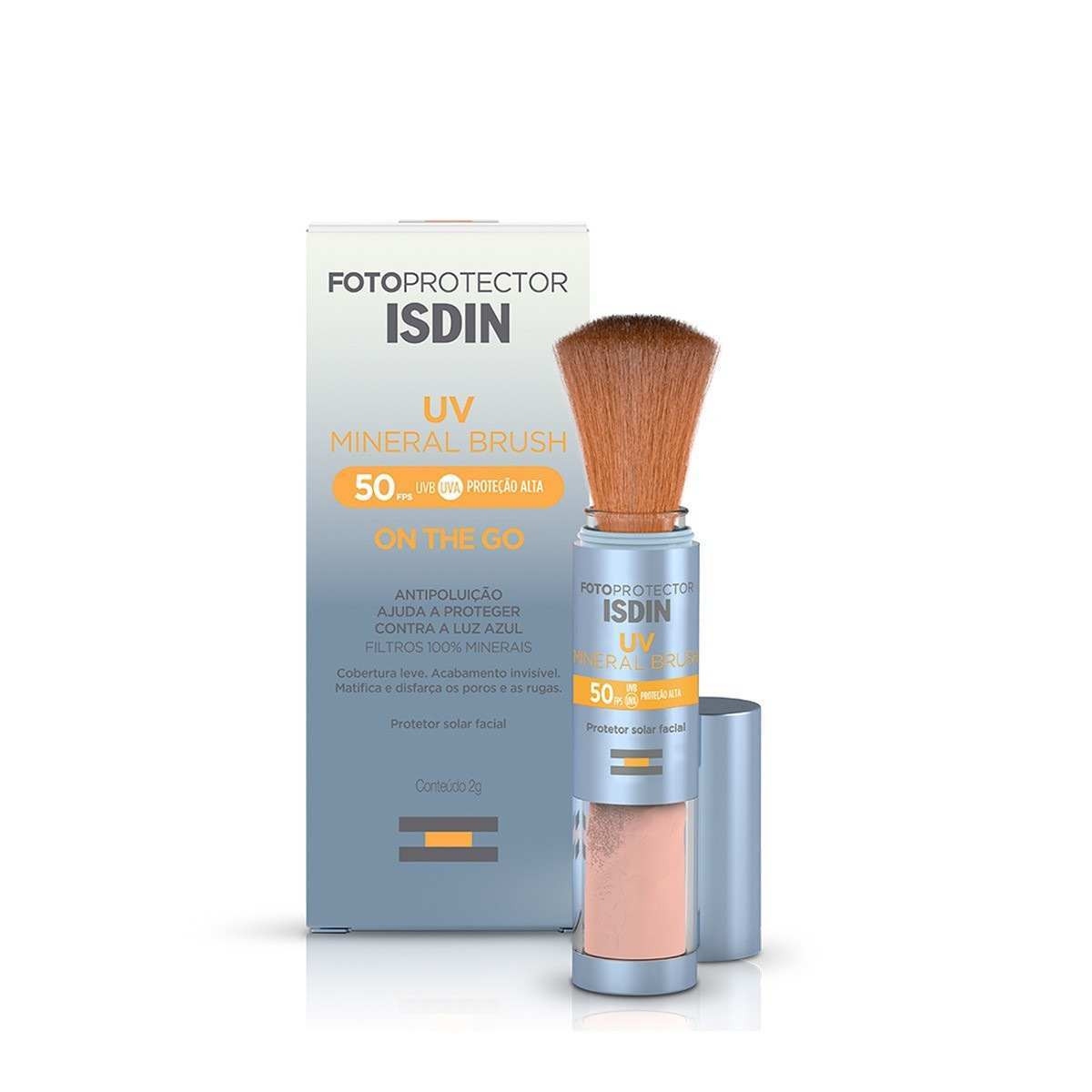 UV Mineral Brush FPS 50 , da ISDIN  R$ 139,90