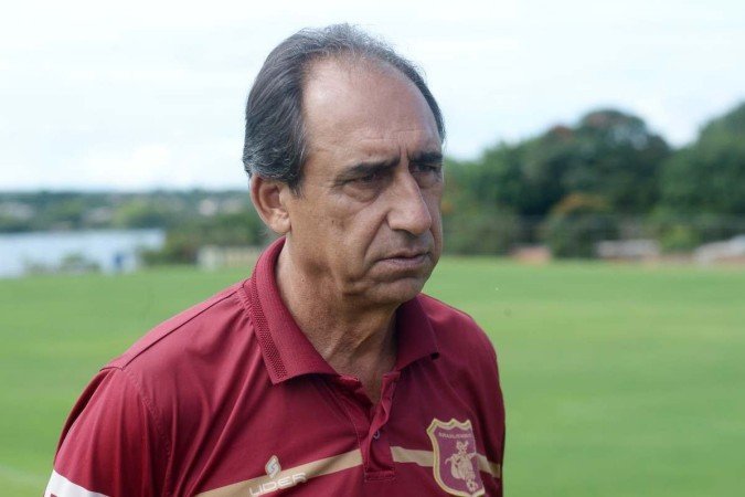  09/01/2024 Credito: Ed Alves/CB/DA.Press. Esportes. Especial Candang&atilde;o 2024. Treino do Brasiliense. Na toto,  Luis dos Reis. 