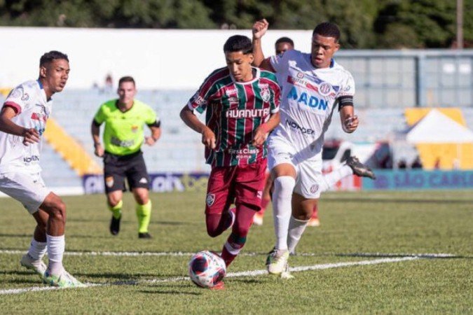 Fluminense perde para o São-Carlense na Copinha, mas garante primeira posição do Grupo 13 -  (crédito:  - Foto: Leonardo Brasil/Fluminense)