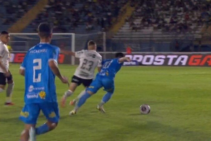 Corinthians e Marília ficam no zero -  (crédito: Foto: Reprodução/SporTV)