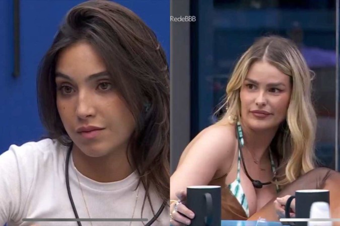 Vanessa Lopes e Yasmin Brunet -  (crédito: Reprodução / TV Globo)