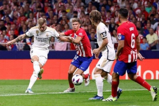 Real e Atlético fazem clássico em Riad -  (crédito: Foto: Helios de la Rubia/Real Madrid)