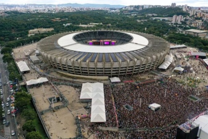 Mineirão deve receber jogo entre Palmeiras e São Paulo, pela Supercopa  -  (crédito: Foto: Reprodução Mineirão)